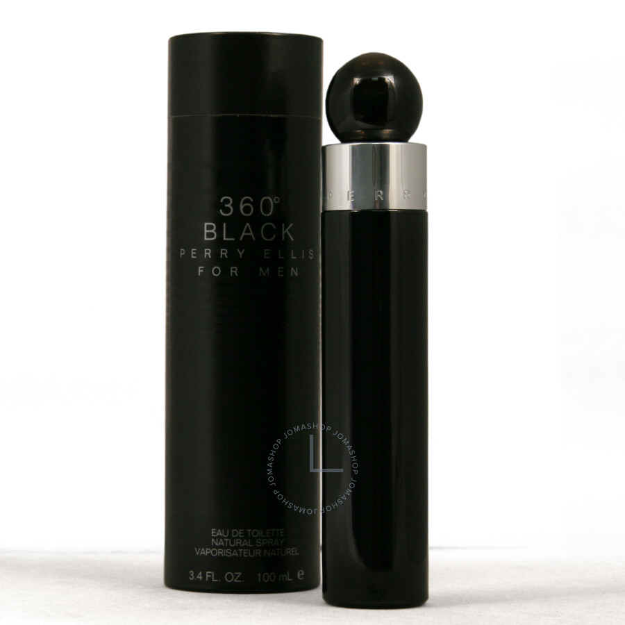 Perry Ellis 360 Black For Men  Eau De Toilette Spray 3.4 oz (m)
