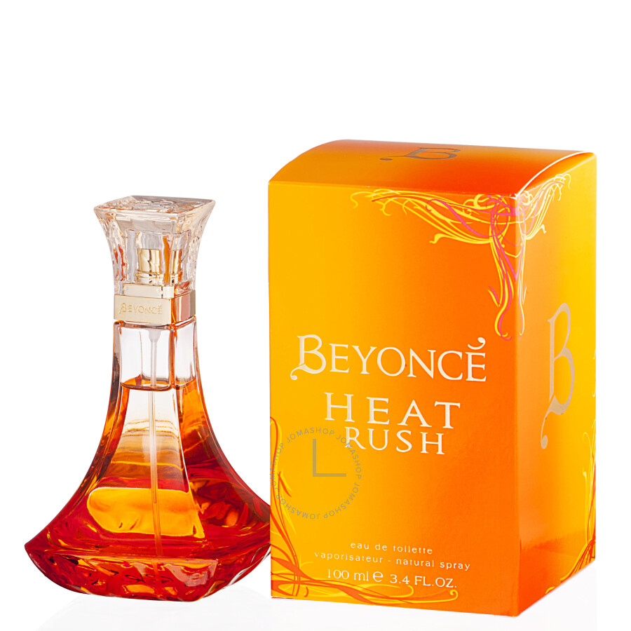 Beyonce Knowles Beyonce Heat Rush By  Eau De Toilette Spray For Women 3.4 oz (w) In Orange,yellow