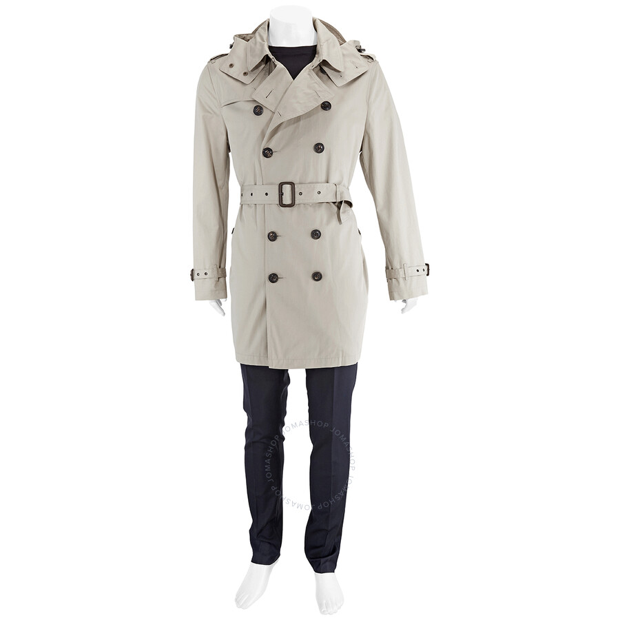 Burberry Mens Delsworth Heritage Trench Coat In Brown