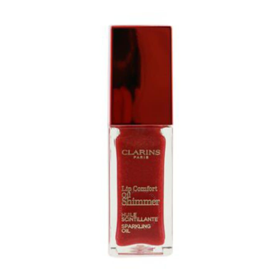 Clarins Lip Comfort Oil Shimmer 0.2 oz # 07 Red Hot Makeup 3380810447873