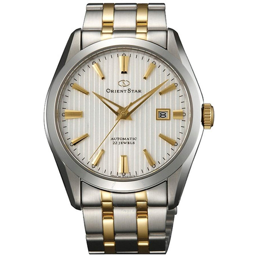 orient star white dial