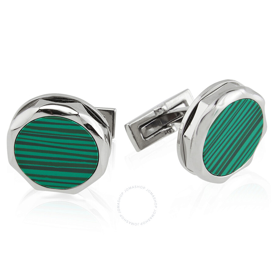Picasso And Co Mens Stainless Steel Cufflinks In Silver Tone