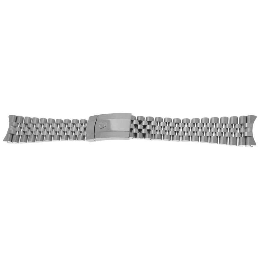 Solid fine steel band three bead watch band for rolex oyster type constant  motion weekly calendar