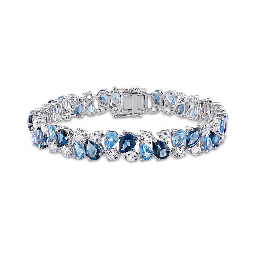 London blue topaz bracelet