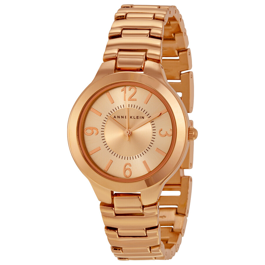 Anne Klein Rose Dial Rose Goldtone Ladies Watch 1450RGRG Anne Klein