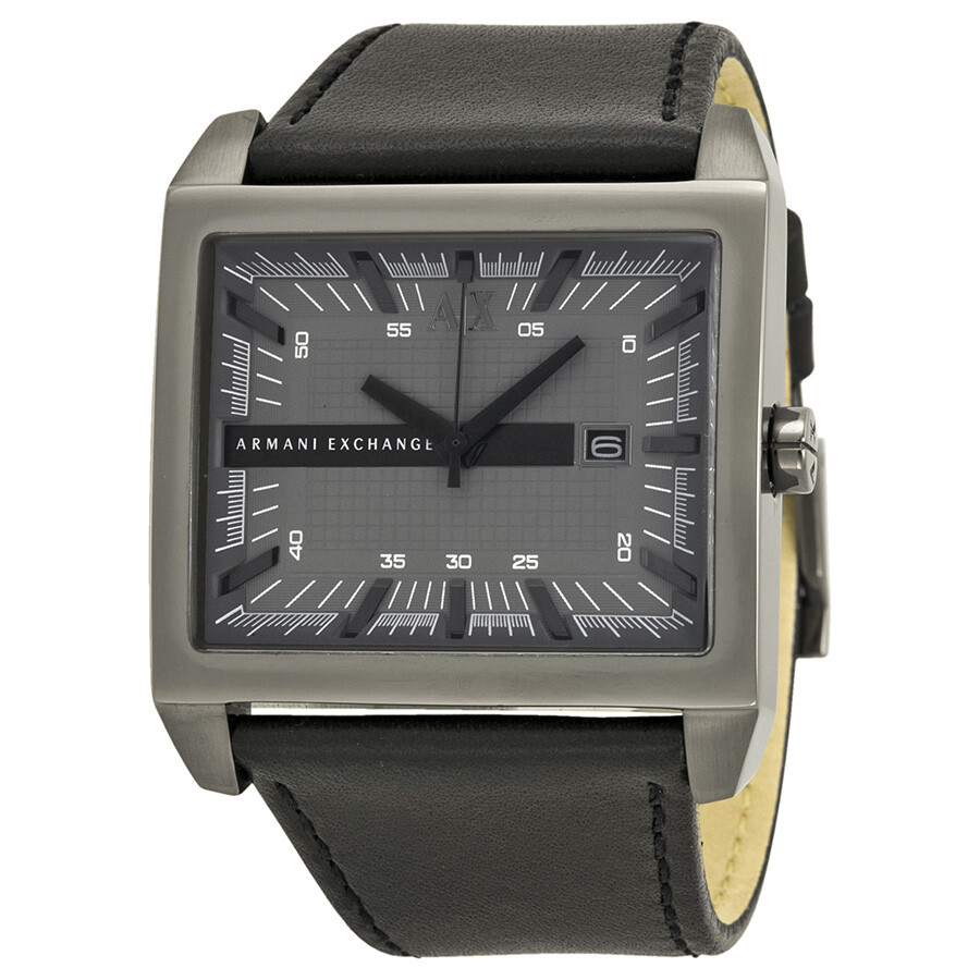 armani exchange watch grey
