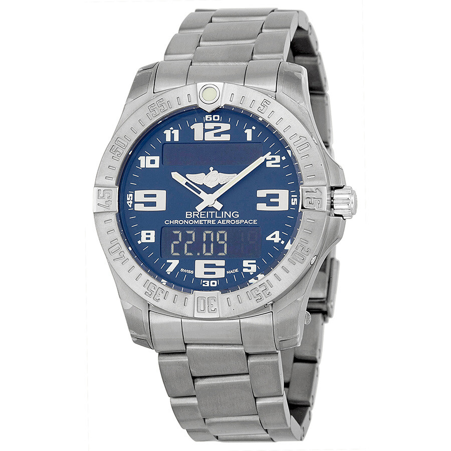 Breitling Aerospace Evo Blue Dial Men's Watch E7936310C869TI