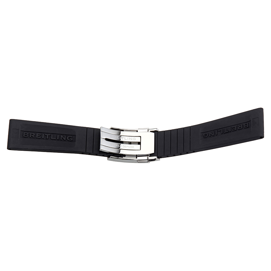 breitling mesh rubber strap