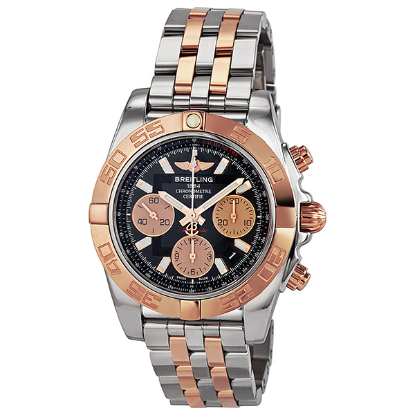Orologio Breitling Uomo CB014012-BA53 | Automatico Bicolore | Cronografo Con Datario | Quadrante Nero | Impermeabile 300m