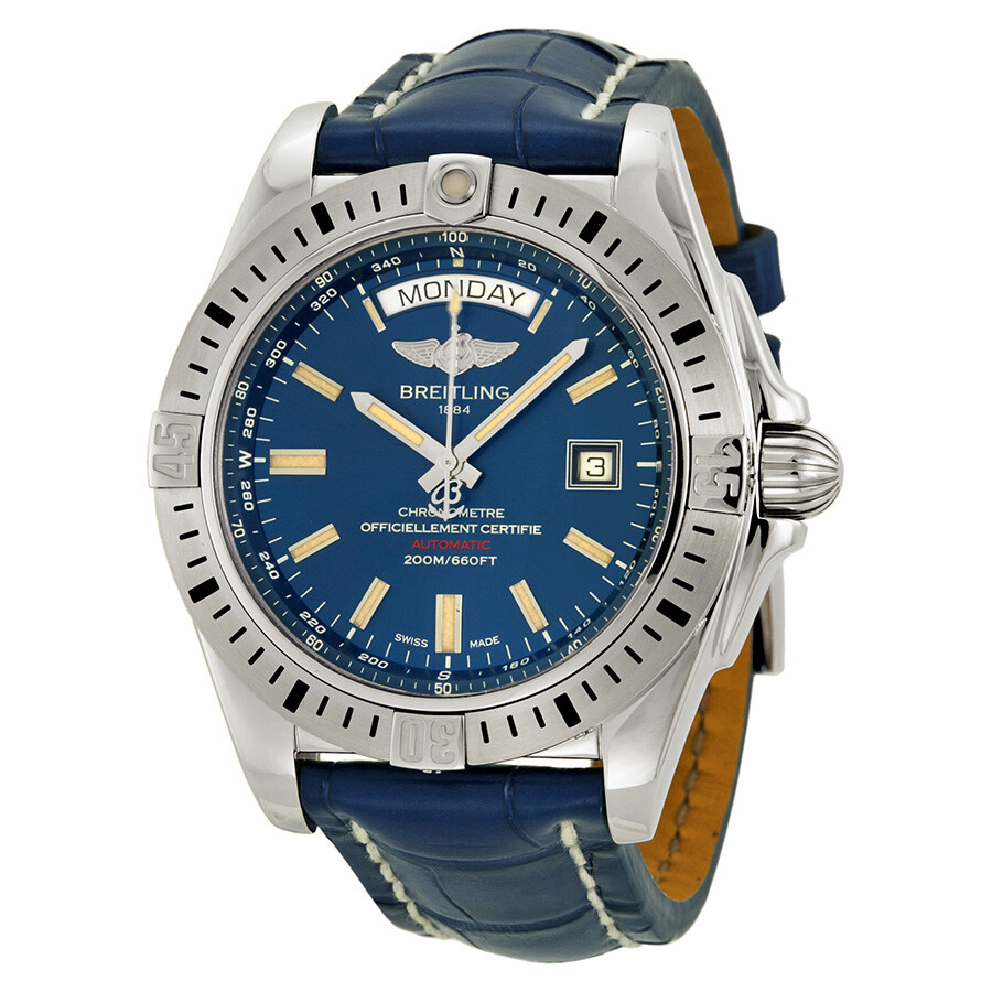 Breitling Galactic Blue Dial Automatic Men's Watch A45320B9C902BLCT