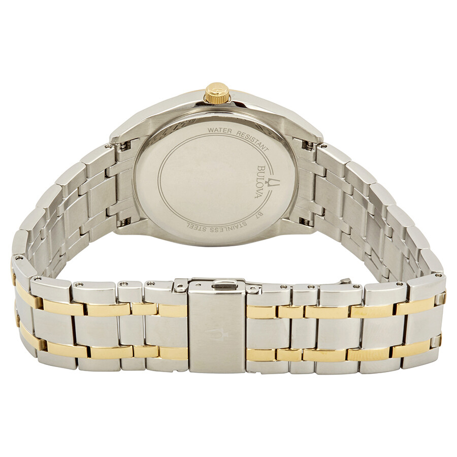 Bulova Classic Silver Dial Twotone Men's Watch 98C127 Classic