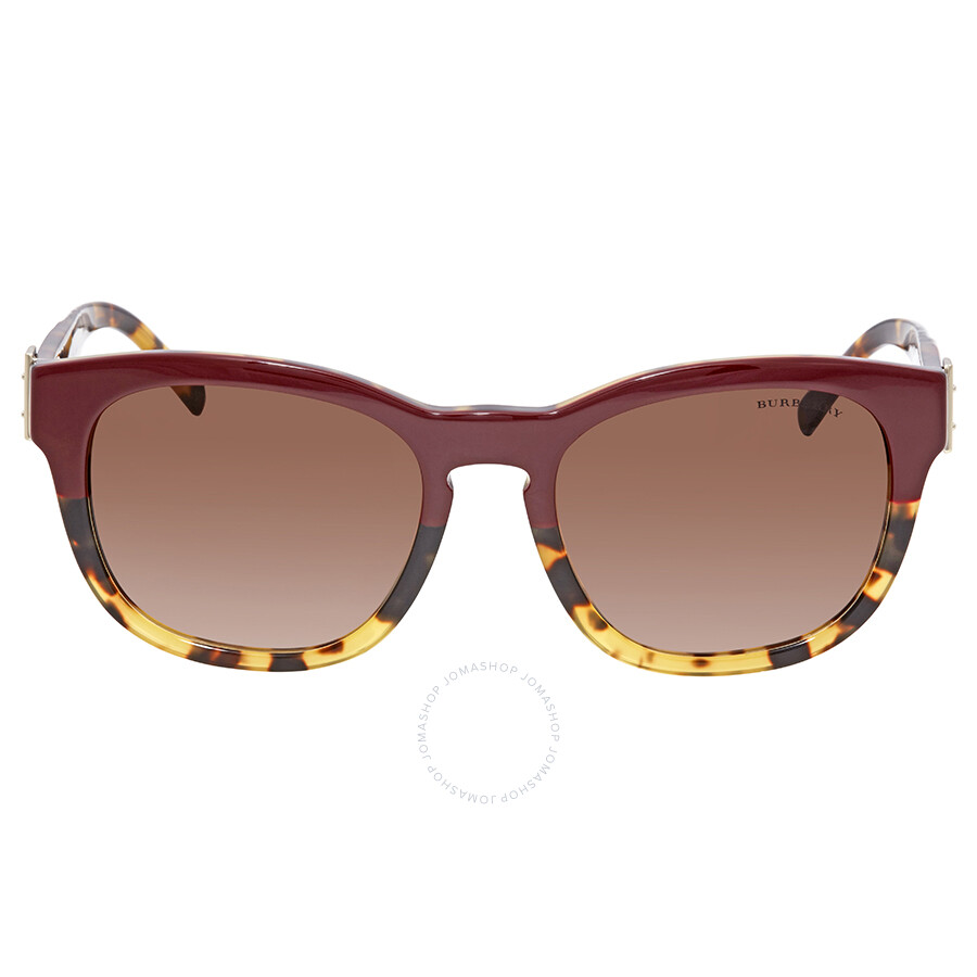Burberry Brown Gradient Square Sunglasses BE425836801354 Burberry