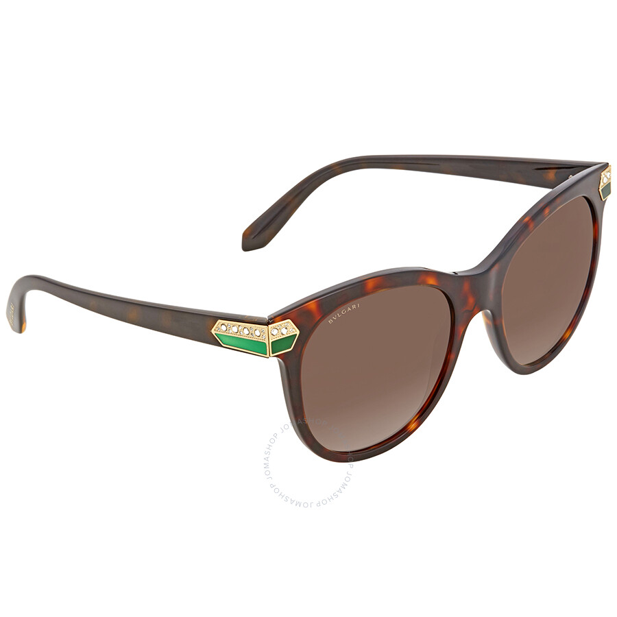 Bvlgari Brown Gradient Square Sunglasses BV8185B 504/13 55 Bvlgari