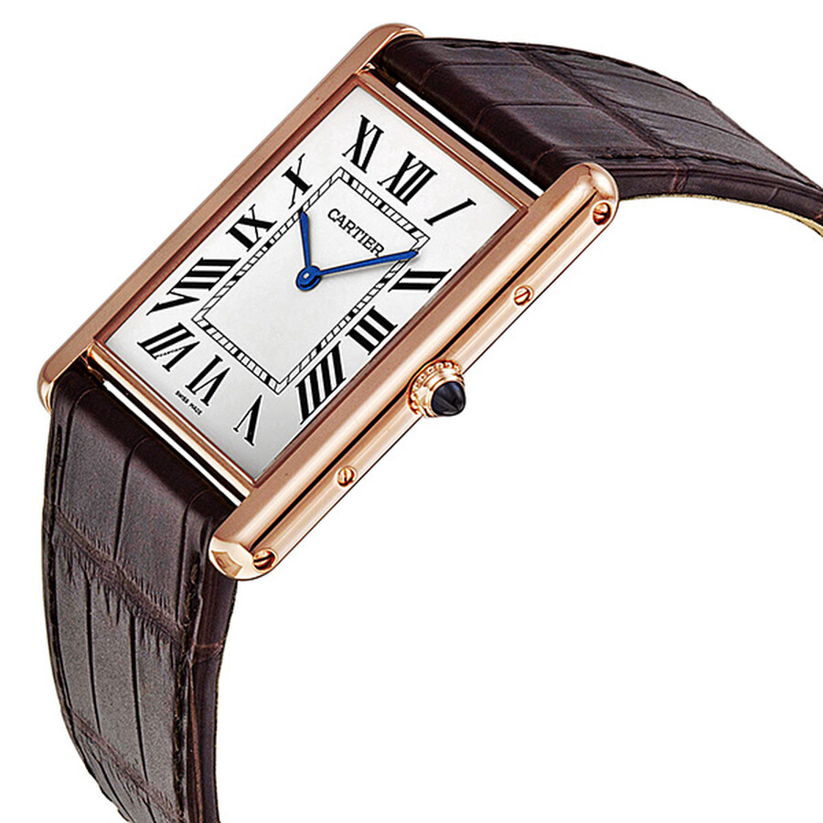 Cartier Tank Louis Manual Wind 18kt Rose Gold Men's Watch W1560017