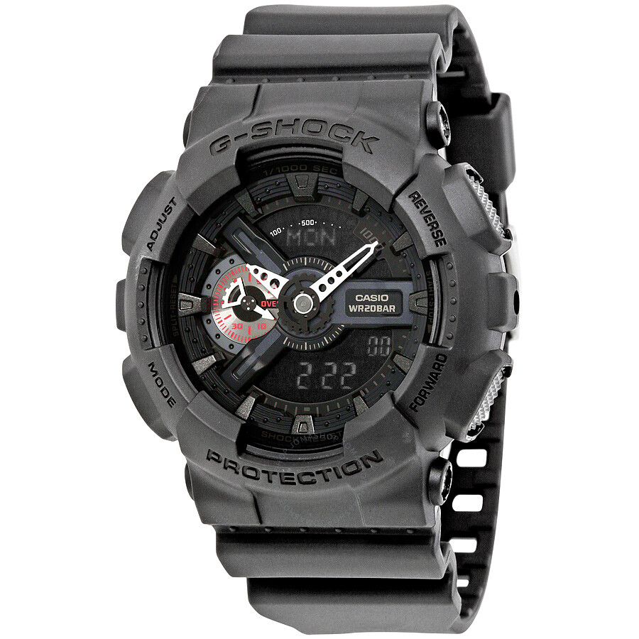Casio G-Shock Analog-Digital Black Resin Men's Watch GA110MB-1A - G