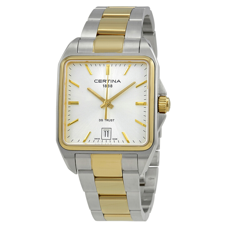 Certina DS Trust Stainless Steel TwoTone Ladies Quartz Watch
