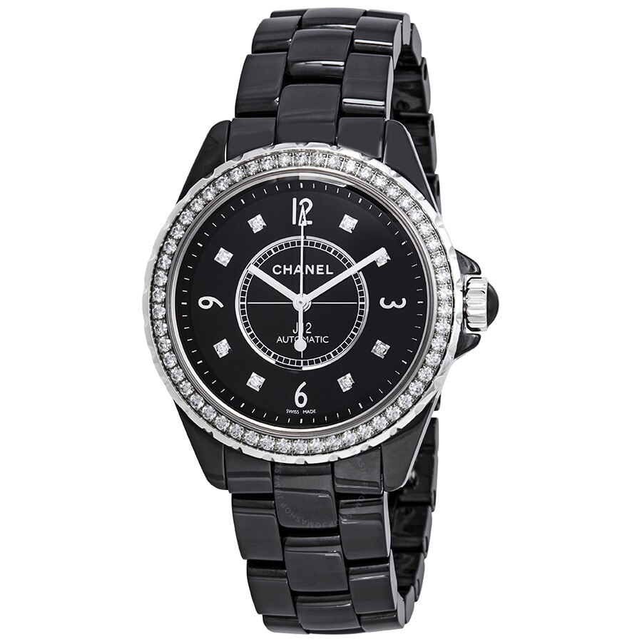 Chanel J12 Black Dial Black Black Ceramic Watch H3109 - J12 - Chanel ...