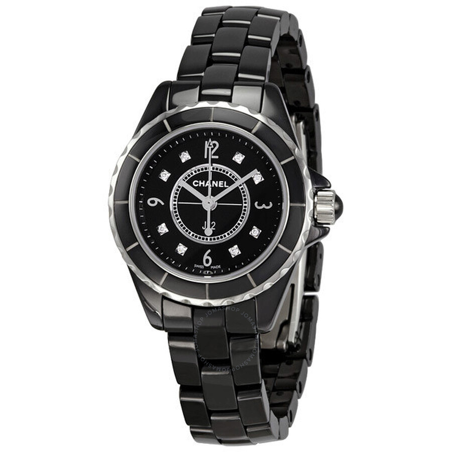 Chanel J12 Quartz Black Ladies Watch H2569 - J12 - Chanel - Watches ...