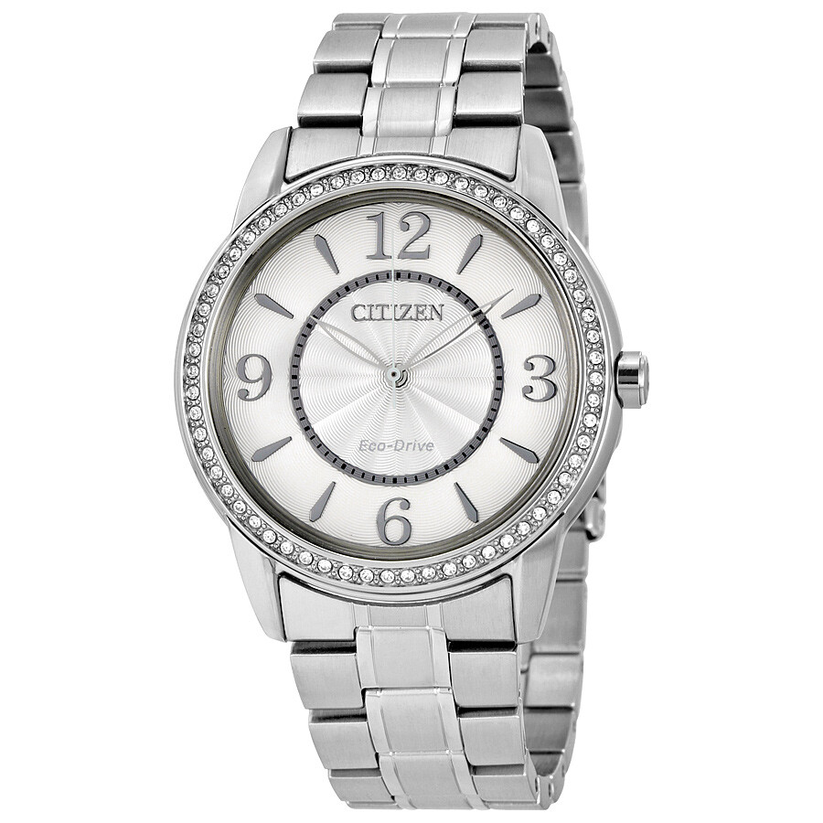 Citizen EcoDrive Diamond Stainless Steel Ladies Watch FE700058A Eco