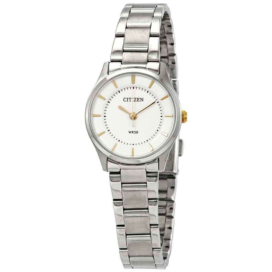 Citizen Quartz Silver Dial Ladies Watch ER020156B Citizen Watches