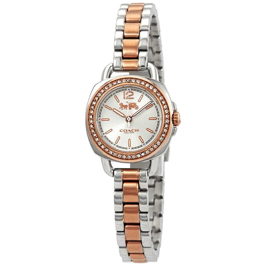 Coach Tatum Crystal Silver Dial Ladies Watch 14502951 Coach Watches