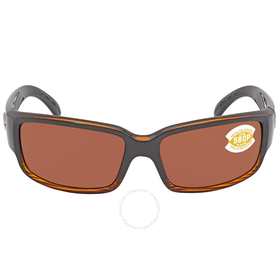 Costa Del Mar Caballito Copper 580P Polarized Wrap Sunglasses CL 52 OCP
