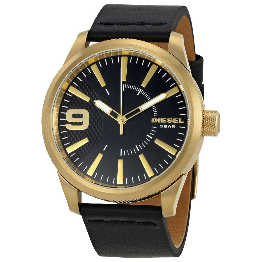 Diesel Rasp Black Dial Men's Watch DZ1801 Diesel Watches