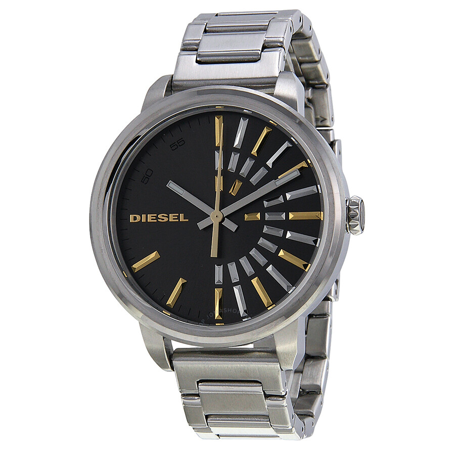 Diesel Black Dial Stainless Steel Ladies Watch DZ5419 Diesel