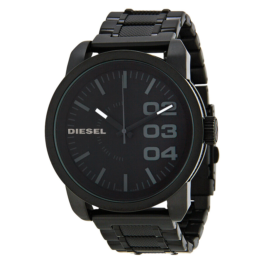 black diesel watch