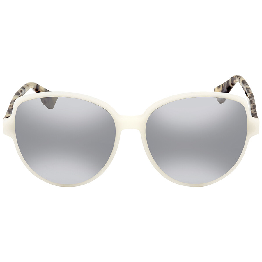Dior Silver Mirror Cat Eye Sunglasses DIORONDE2/S 0X61 Dior