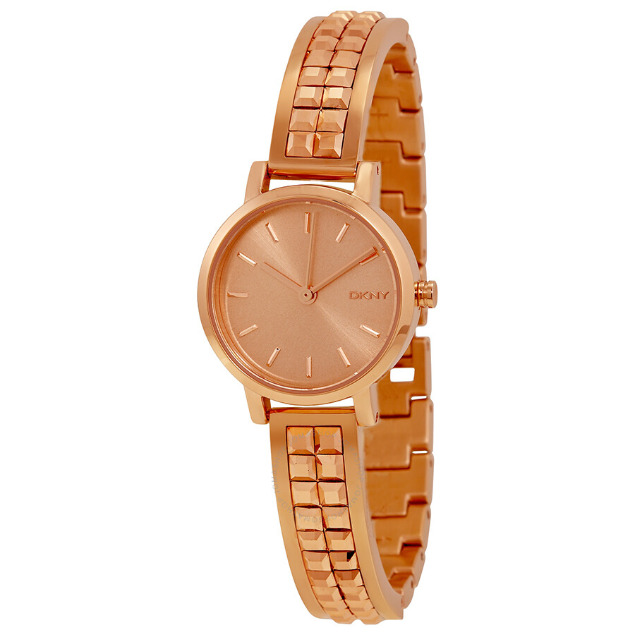DKNY Soho Rose Dial Rose Goldplated Ladies Watch NY2279 DKNY