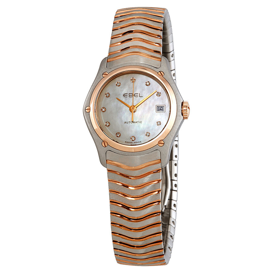 Ebel Classic Automatic Diamond White Dial Ladies Watch 1215927