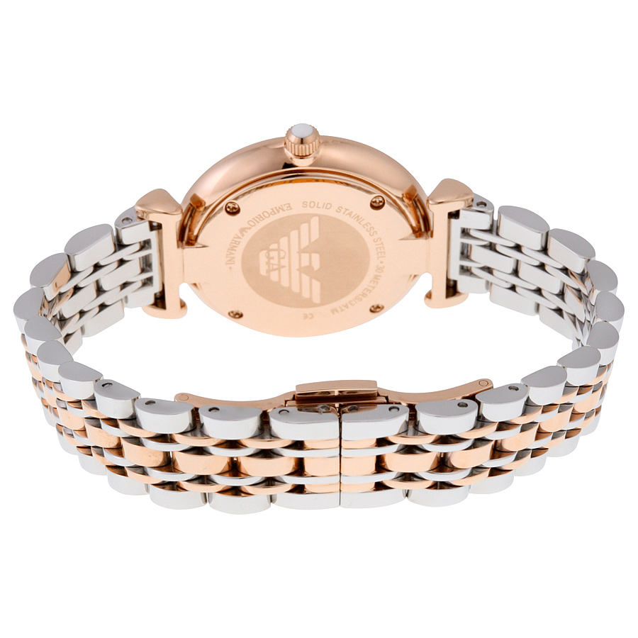emporio armani ladies watch mother of pearl