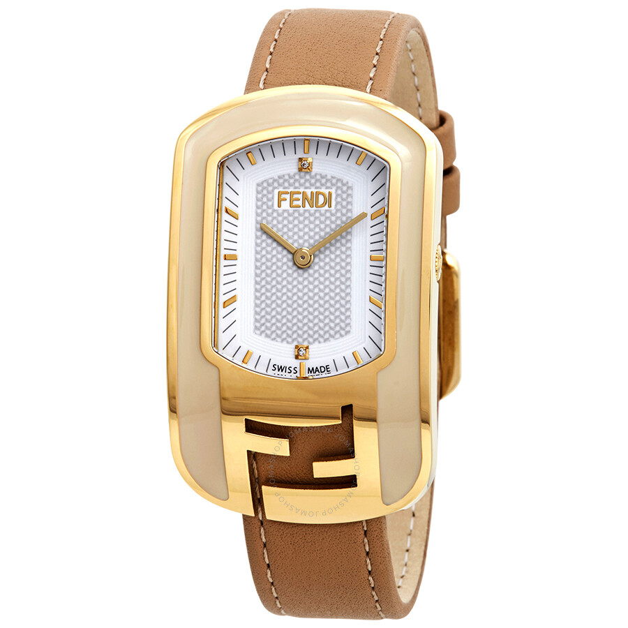 Fendi Chameleon White Dial Ladies Watch F306434052D1 - Fendi - Watches ...