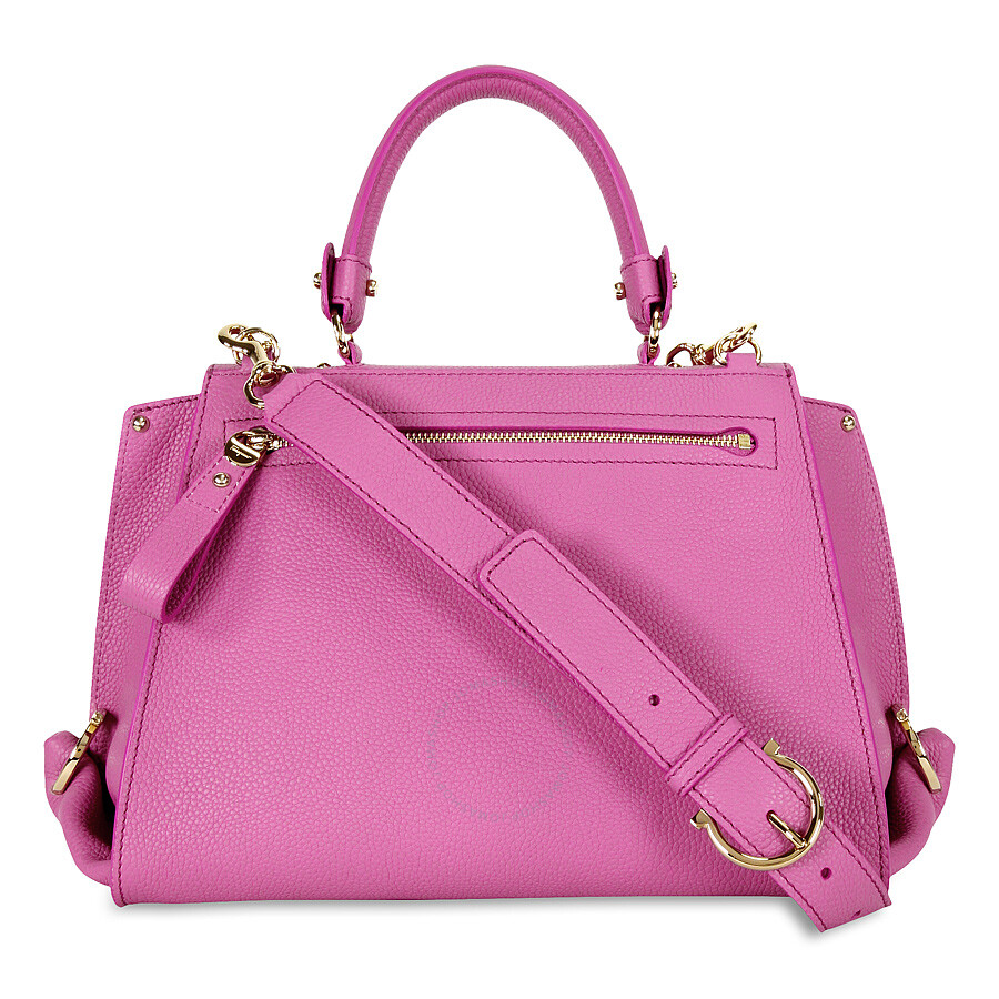 Ferragamo Sofia Pink Satchel Handbag - Salvatore Ferragamo - Handbags ...