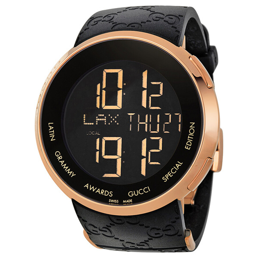 【jomashop】 gucci latin grammy i-gucci digital dial rubber