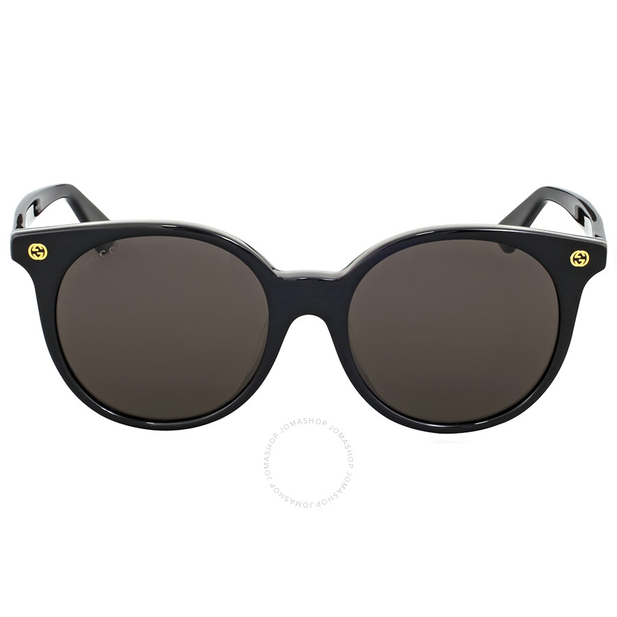 gucci round black sunglasses
