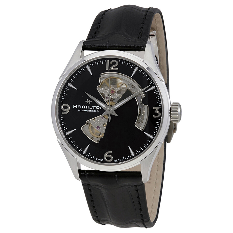 【jomashop】 hamilton jazzmaster open heart black