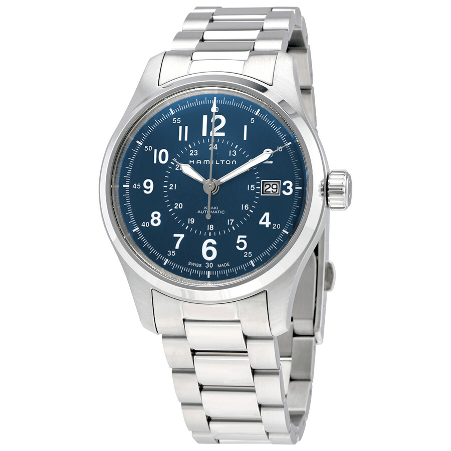 hamilton khaki blue dial