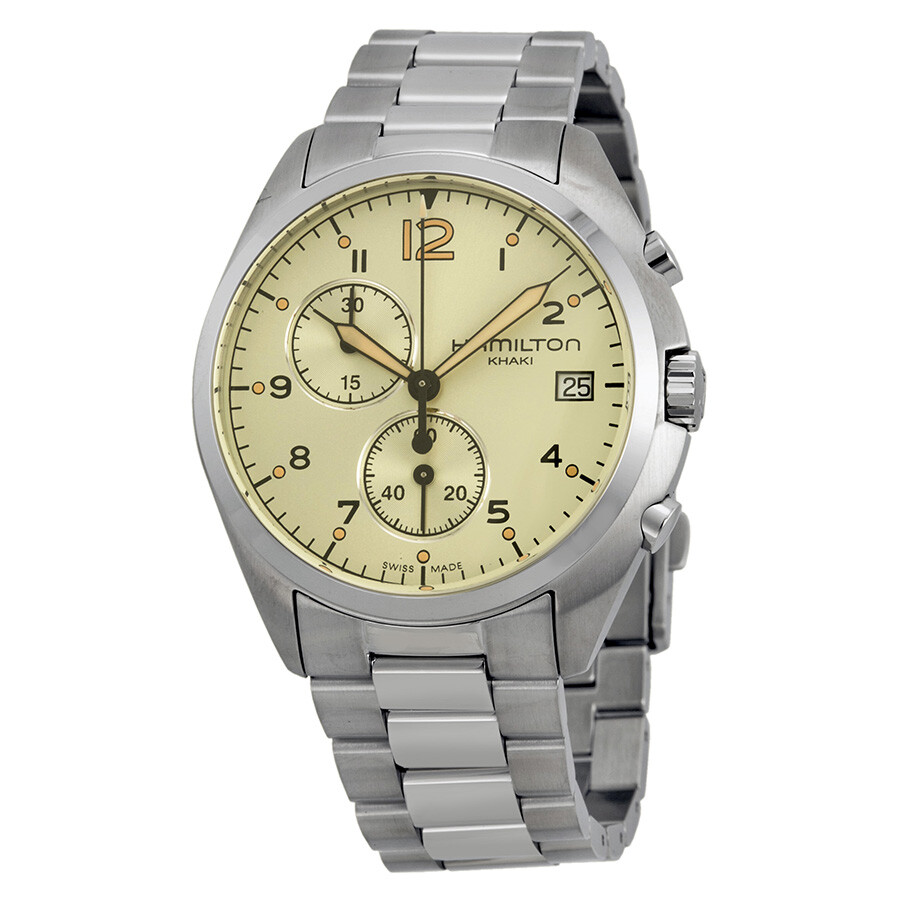 khaki pilot pioneer chronograph