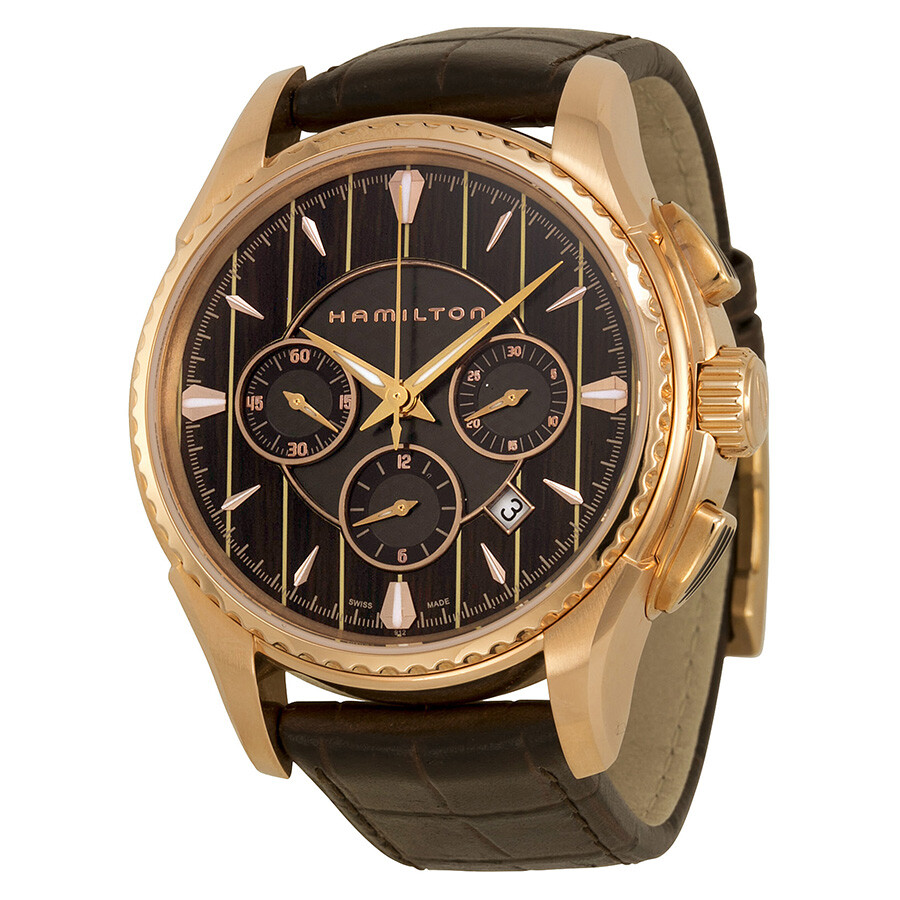 rose gold-tone automatic chronograh mens watch