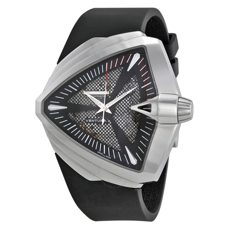 Hamilton Ventura XL Automatic Black Dial Men's Watch H24655331 ...