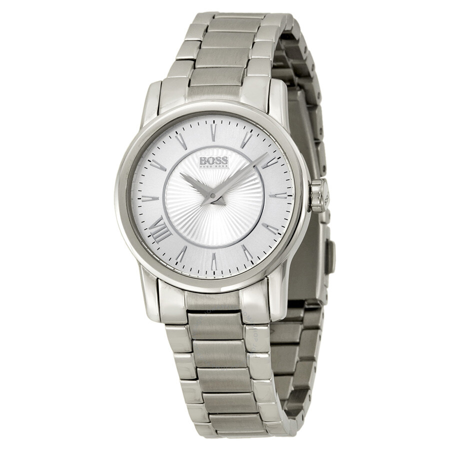 Hugo Boss Silver Dial Stainless Steel Ladies Watch 1502364 Hugo Boss