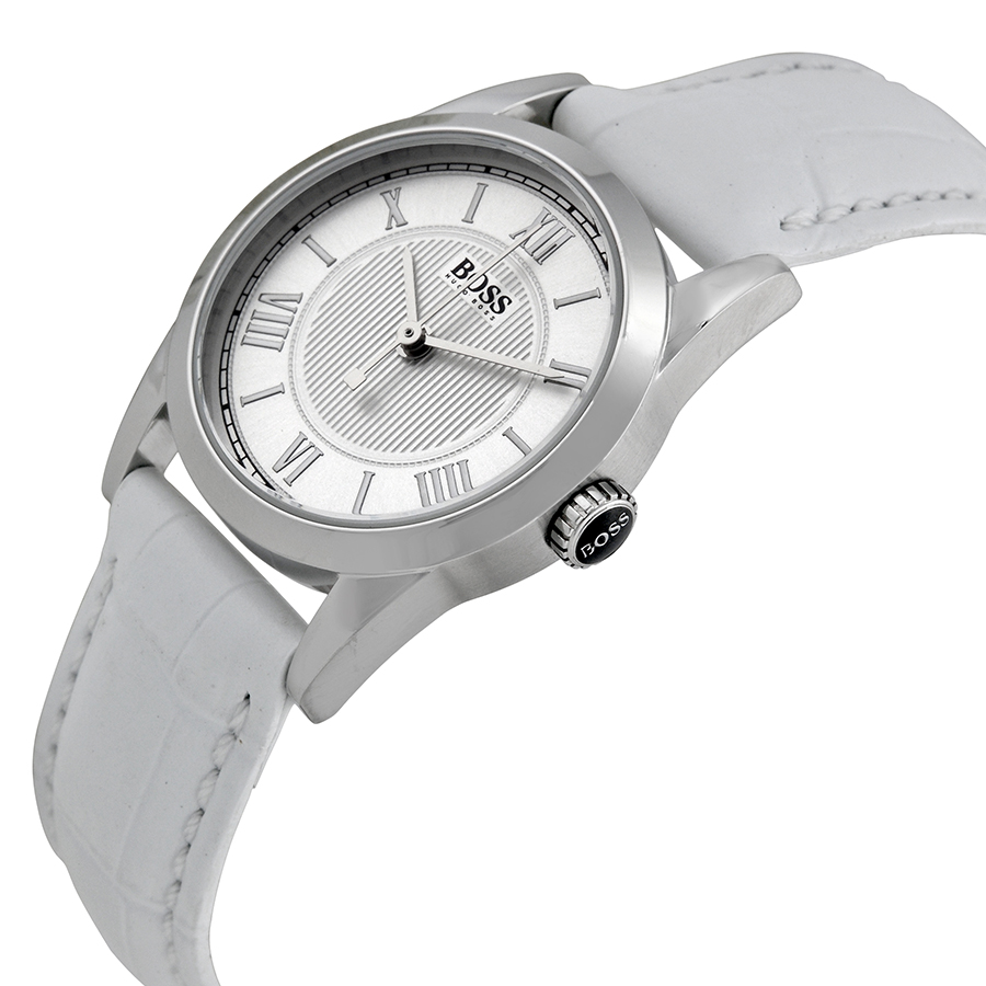 white face hugo boss watch