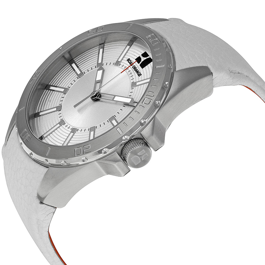 white face hugo boss watch