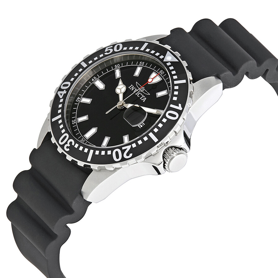 Invicta Pro Diver Black Dial Black Rubber Men's Watch 10917 - Pro Diver ...