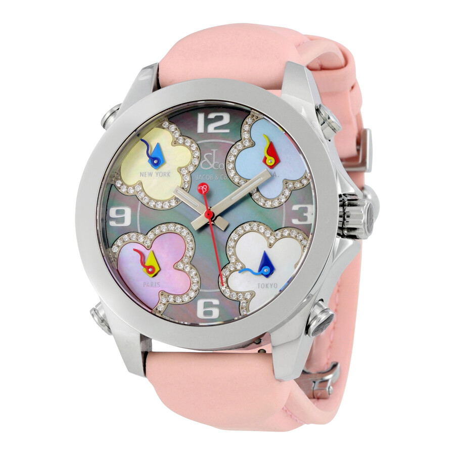 Jacob and Co. MultiColor Mother of Pearl Diamond Ladies Watch JCMATH9