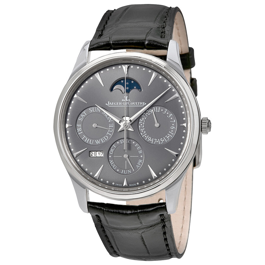 Jaeger LeCoultre Master Ultra Thin Perpetual Silver Dial Automatic Men