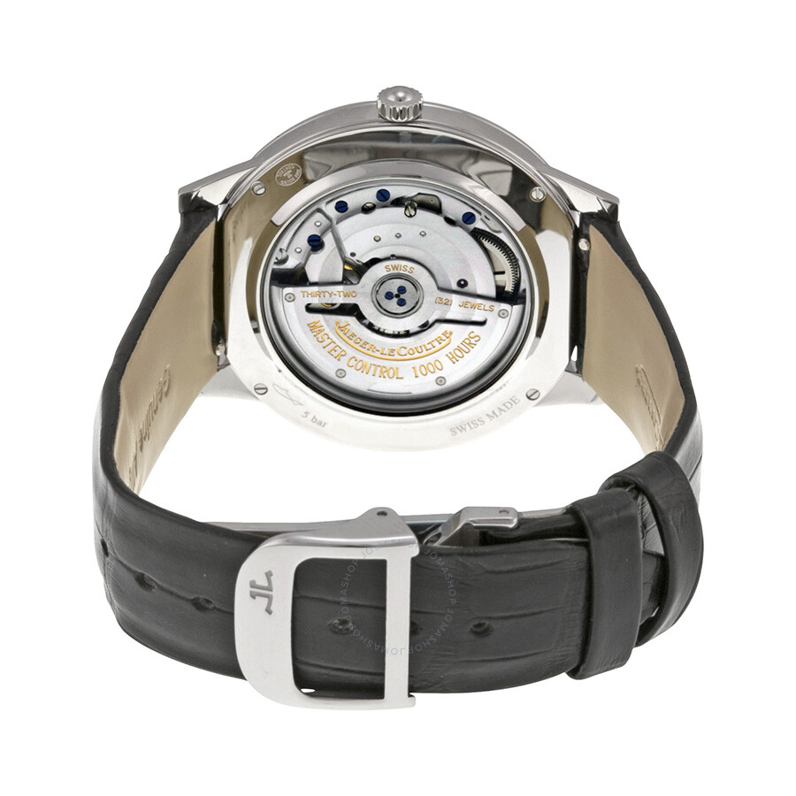 Jaeger LeCoultre Rendez-Vous Date Mother of Pearl Dial Black Leather ...