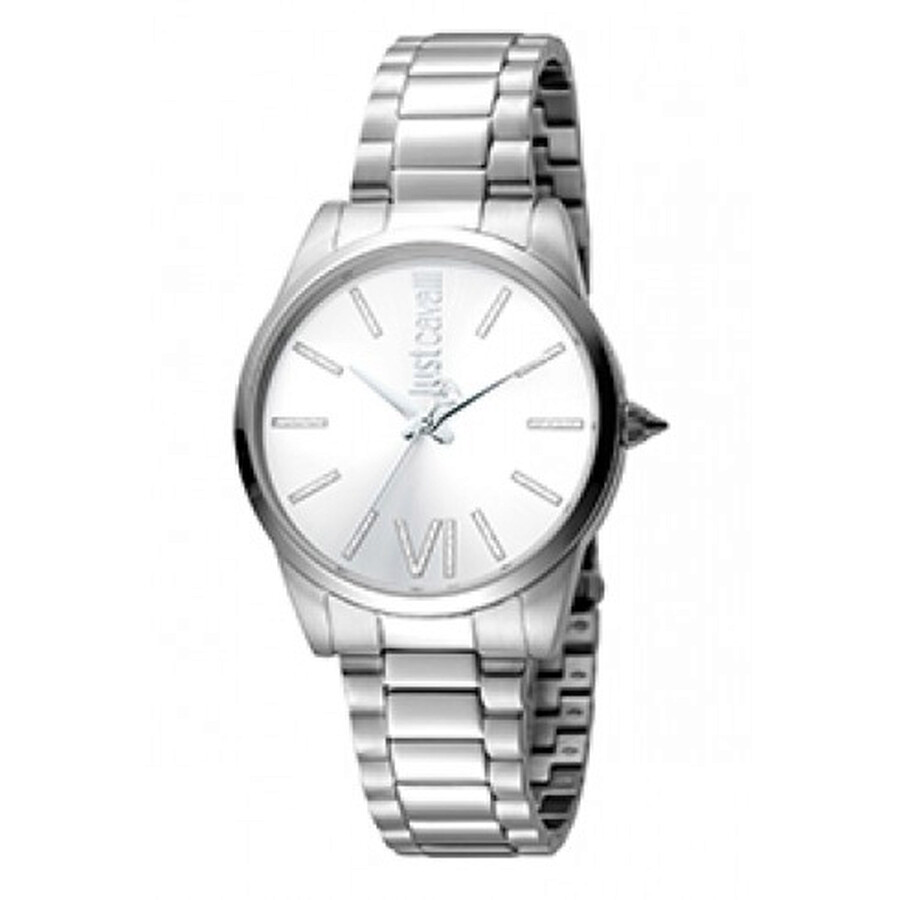 Just Cavalli Relaxed Silver Dial Ladies Watch JC1L010M0065 - Just ...